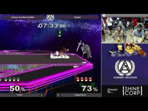 KappaFalcon (Falcon) vs Tenrye (Marth) - ASH@WIT Melee Summer Arcadian Bracket