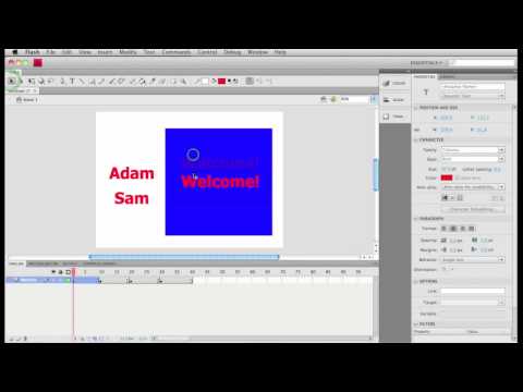 As Designs Flash Tutorial Action Script Interactivity