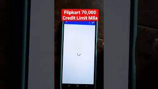 Flipkart Pay Later | 70,000 Credit Limit Mila #shorts #flipkart #flipkartpaylater