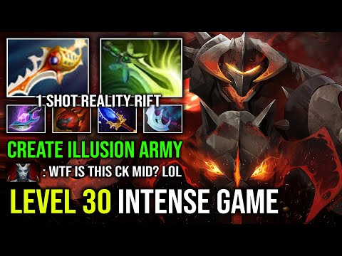 How to Solo Mid CK Against Annoying QOP with Intense Game Rapier 1 Shot Reality Rift Dota 2