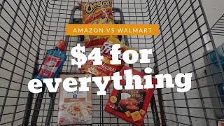 Cheap Food ! Amazon Grocery Shopping Trick! Amazon vs. Walmart