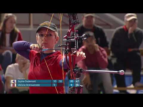 Dodémont (Sarcelles) vs Dintrouzcoste (Villiers Le Bel) – Or Arc à poulies Femmes S2 | Vittel 2019