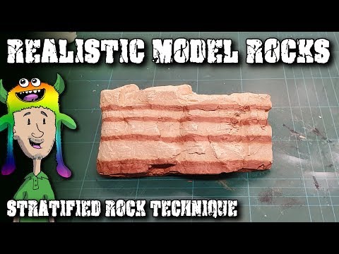 Modelling Realistic Rocks - Stratified Rock Technique