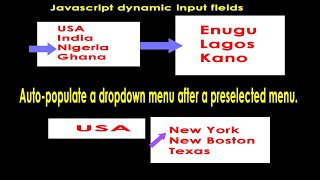 Dynamic input fields - populate a select menu  based on a preselected option using Javascript