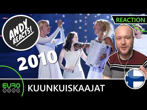 ANDY REACTS! Kuunkuiskaajat - Työlki Ellää (Finland 2010) EUROVISION REACTION!
