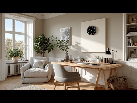 Unwind in comfort: slow jazz music for a relaxing morning lounge experience at home.