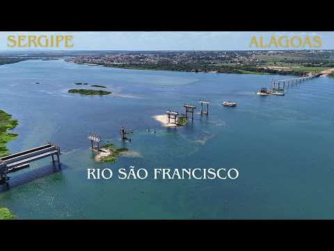 Construção da PONTE entre PENEDO (AL) e NEÓPOLIS (SE) segue em ritmo acelerado (05/09/26)