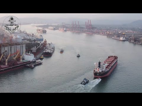 SHIPSPOTTING SANTOS PORT, DRONE FOOTAGE  #246