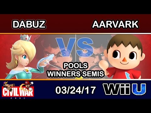 2GGC: Civil War - RNG | Dabuz (Rosalina) Vs. BSD | Aarvark (Villager) Pools Winners Semis