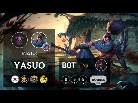 Yasuo Bot vs Lucian - KR Master Patch 9.15