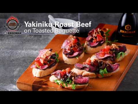 Recipe: Yakiniku Roast Beef on Toasted Baguette