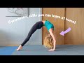 3 EASY Gymnastics Skills To Learn At Home With NO Equipment