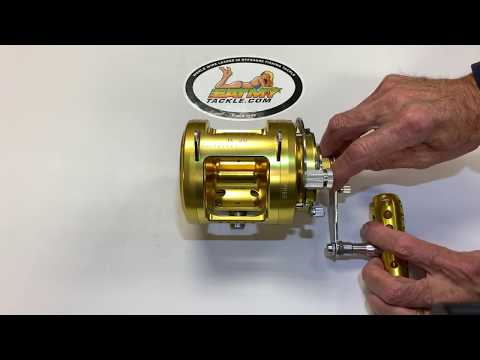 EatMyTackle 30W 2-Speed Lever Drag Reel, Blue Marlin Tournament Edition