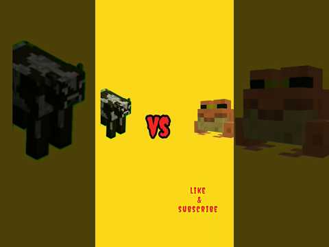 EPIC Minecraft Cow vs Frog Battle!