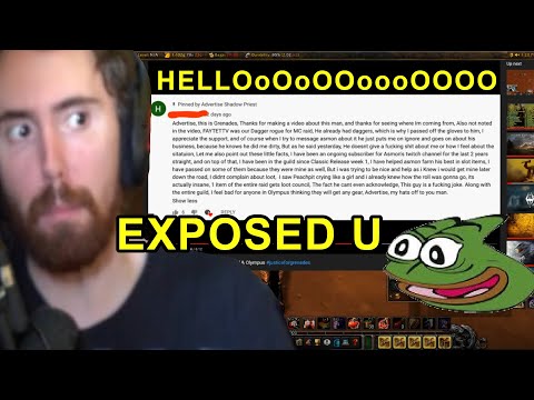 ASMONGOLD IS EXPOSED BY ADVERTISE OVER THE GRENADES SITUATION?!
