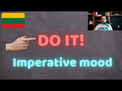 Lithuanian lessons for beginners - Imperative mood!