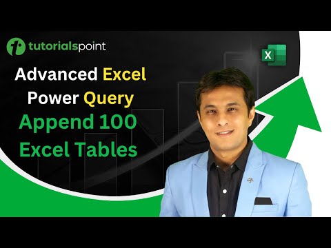 Advanced Excel Power Query Append 100 Excel Tables