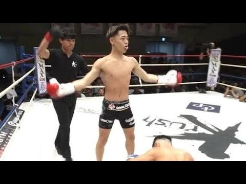 「🥋空手王者19歳の衝撃！足を破壊するカーフで1R KO💥」#格闘技 #キックボクシング #空手 #カーフキック #KO #K1 #Krush #松本海翔 #後楽園ホール #格闘技ファン