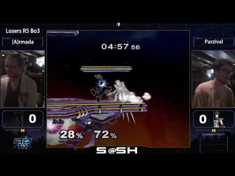 Armada (Game & Watch) vs.  Parzival (Marth/Ness)