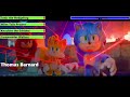 Sonic The Hedgehog 3 2024 Chao Garden Attack Scene With Healthbars