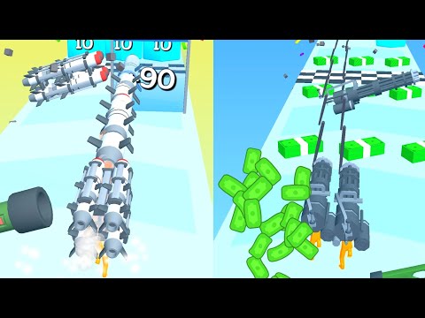 Gun Head Run - Split Gun Run 3D Game Android Gameplay