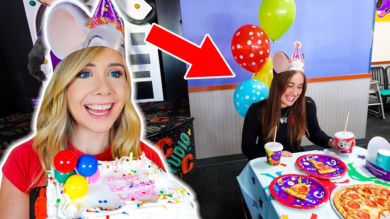 THROWING MY BEST FRIEND A BIRTHDAY AT CHUCK E CHEESE!
