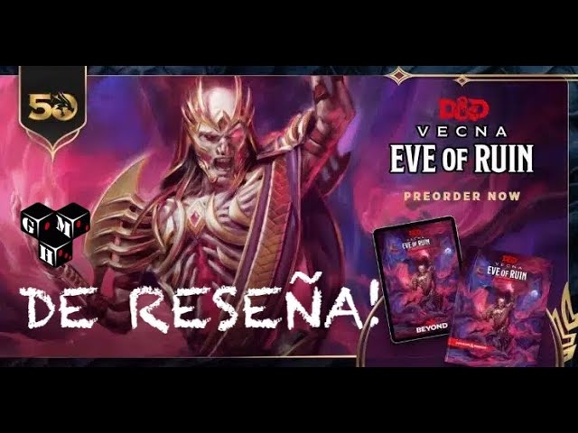 Vídeo relacionado con Dungeons & Dragons - Vecna: Eve of Ruin (Libro de Aventura de D&D)(Versión en Inglés)