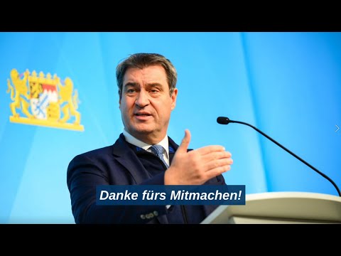 Ministerpräsident Dr. Markus Söder nach der Kabinettssitzung (21.12.21) - Bayern
