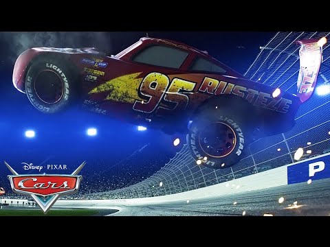 Lightning McQueen's Big Crash | Pixar Cars