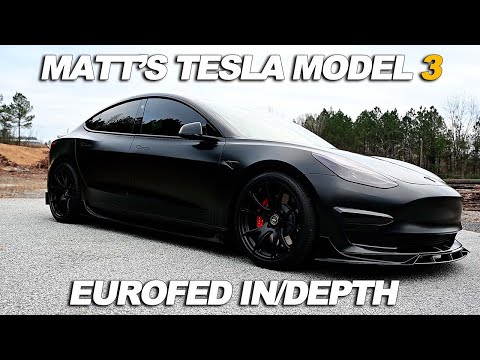 Modified Tesla Model 3 Performance on BC Racing Coilovers! | Eurofed In-Depth