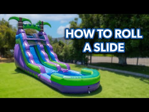 How To Roll And Deflate A Waterslide | HeroKiddo