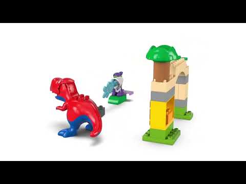 Конструктор LEGO Duplo Динозавр Spidey-Rex проти Гобліна (10463)