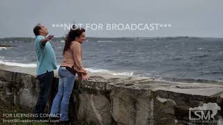 10-29-2017 New London, CT - Coastal Storm Wind on Long Island Sound