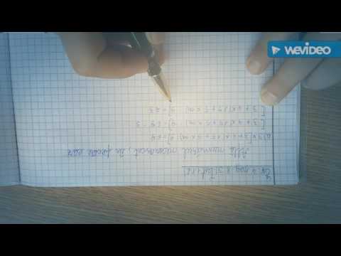 Clasa a IV-a, aflarea numarului necunoscut prin metoda inversa