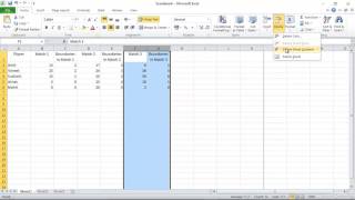 Microsoft Excel 2010: Add/ delete, hide/ unhide Rows and Columns