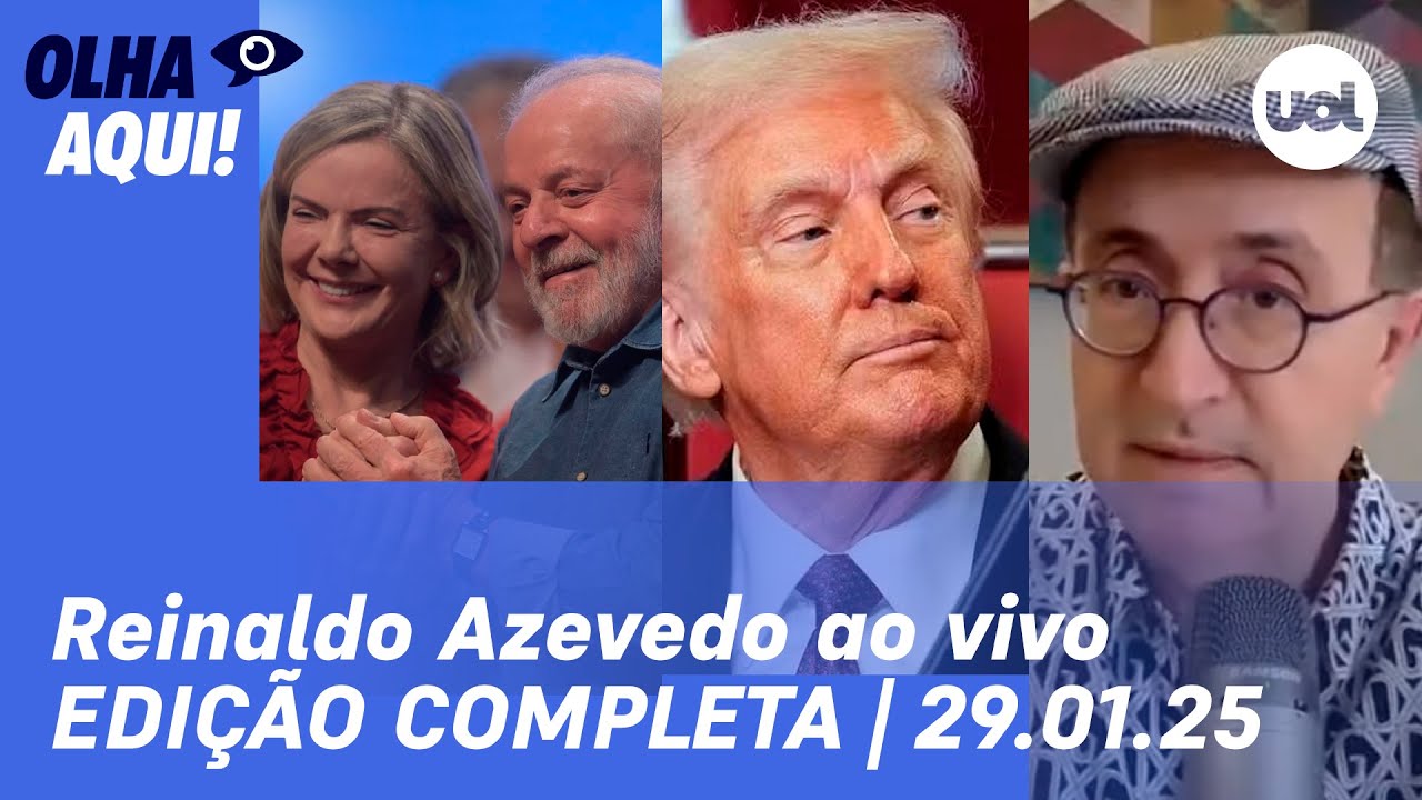 Reinaldo Azevedo ao vivo: Deportados dos EUA, Trump e reação de Milei; Gleisi no governo Lula; IBGE