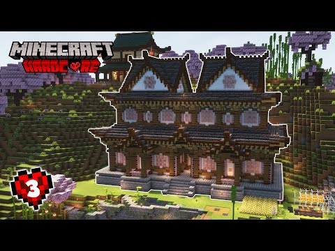 I BUILT my MOST BEAUTIFUL HOUSE in Hardcore on Minecraft |  Minecraft Hardcore 1.20 |  Ep 3