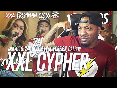 Fivio Foreign, Calboy, 24kGoldn and Mulatto's 2020 XXL Freshman Cypher (REACTION!!!)
