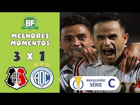 Santa Cruz 3 x 1 Confiança | Brasileirão Série C - 2019 | Melhores Momentos | Barrinha Fechada