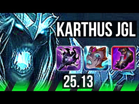 KARTHUS vs KAYN (JGL) | 1700+ games | KR Grandmaster | 25.13