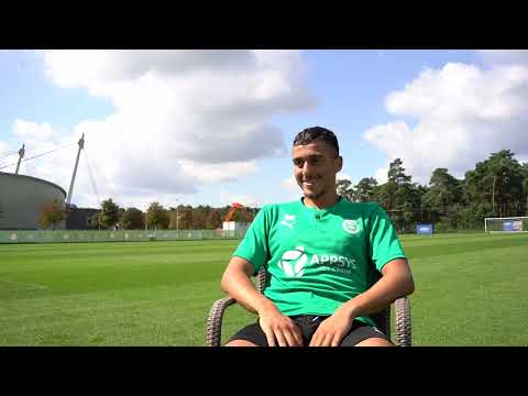 First interview Mo Salah in Lommel.