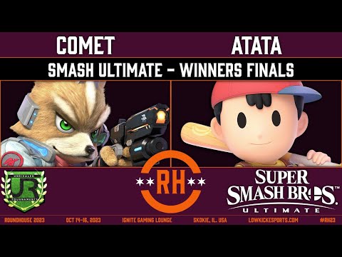 Roundhouse 2023 WINNERS FINALS - comet (Fox) vs ATATA (Ness) - Smash Ultimate [20:22:19]