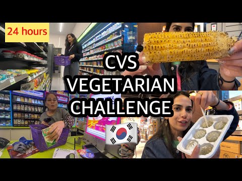 🇰🇷24 hours CVS CHALLENGE: vegetarian edition 🌱
