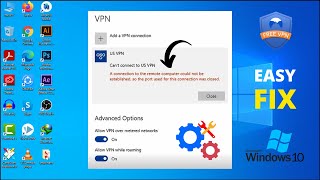 Fix VPN not Working in Windows 10 - A Connection to the Remote Computer Could not be Established