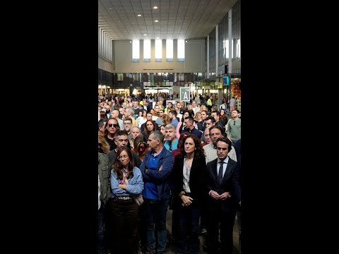 Minute of silence held in Spain for train crash victims