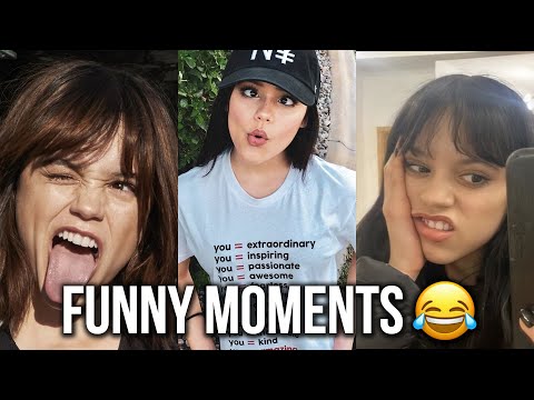 Funny Moments Behind The Scenes With Jenna Ortega