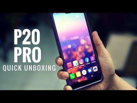 Huawei P20 Pro (TWILIGHT) - QUICK UNBOXING Video