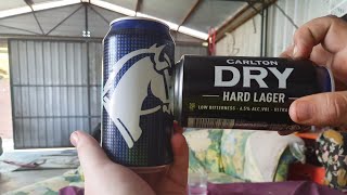 Carlton Dry Hard Lager Review