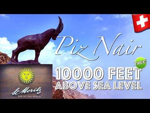 Switzerland on a budget: Corviglia - Piz Nair | Top of St. Moritz- How we got up there for FREE!