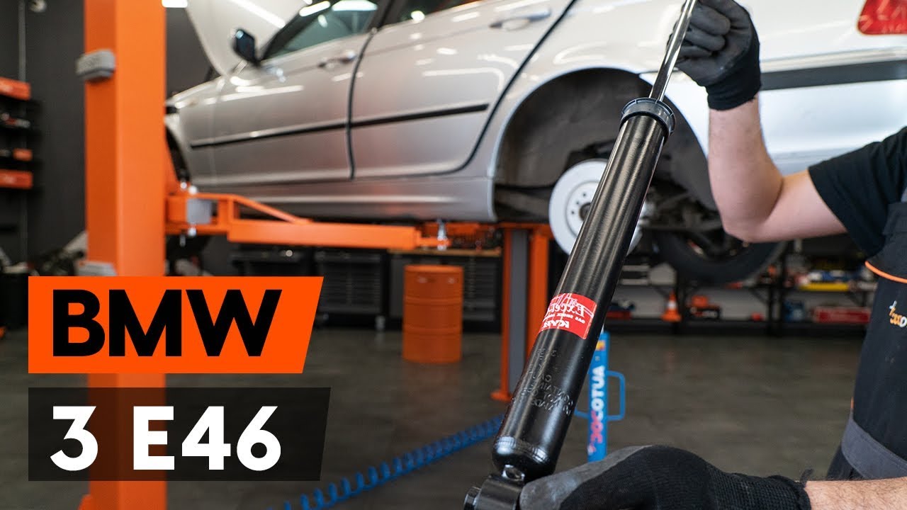 Kako zamenjati avtodel amortizer zadaj na avtu BMW E46 touring – vodnik menjave